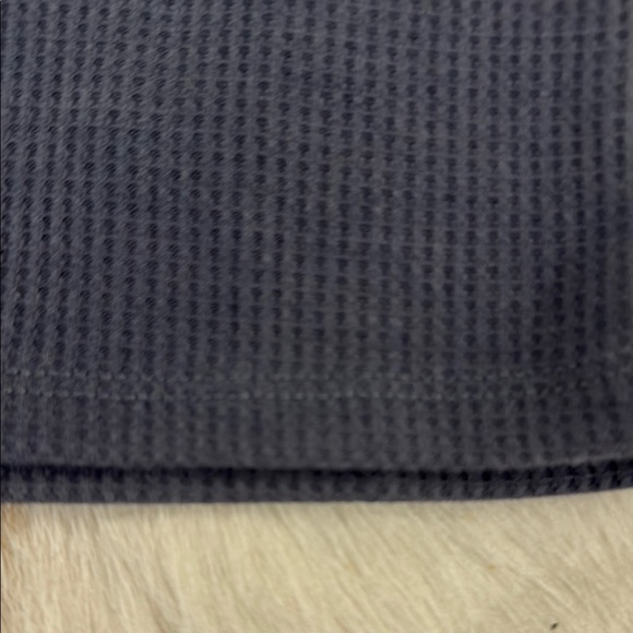 Gray Button-Up Ribbed T-Shirt - Picture 6 of 8